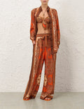 Zimmermann Mahon Silk Shirt & Pant Set