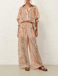Zimmermann Roselight Relaxed Shirt & Pant Set