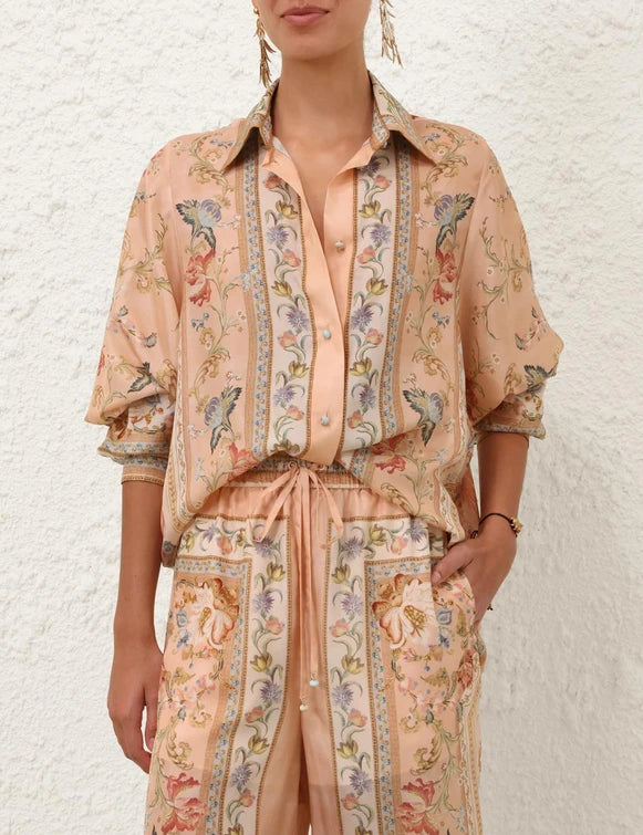 Zimmermann Roselight Relaxed Shirt & Pant Set