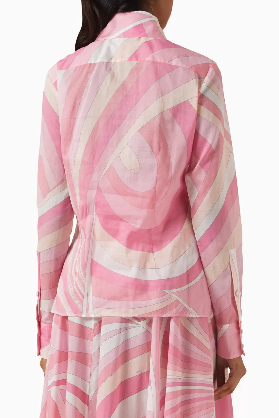 Pucci Pink Iride-Print Two-Piece Set