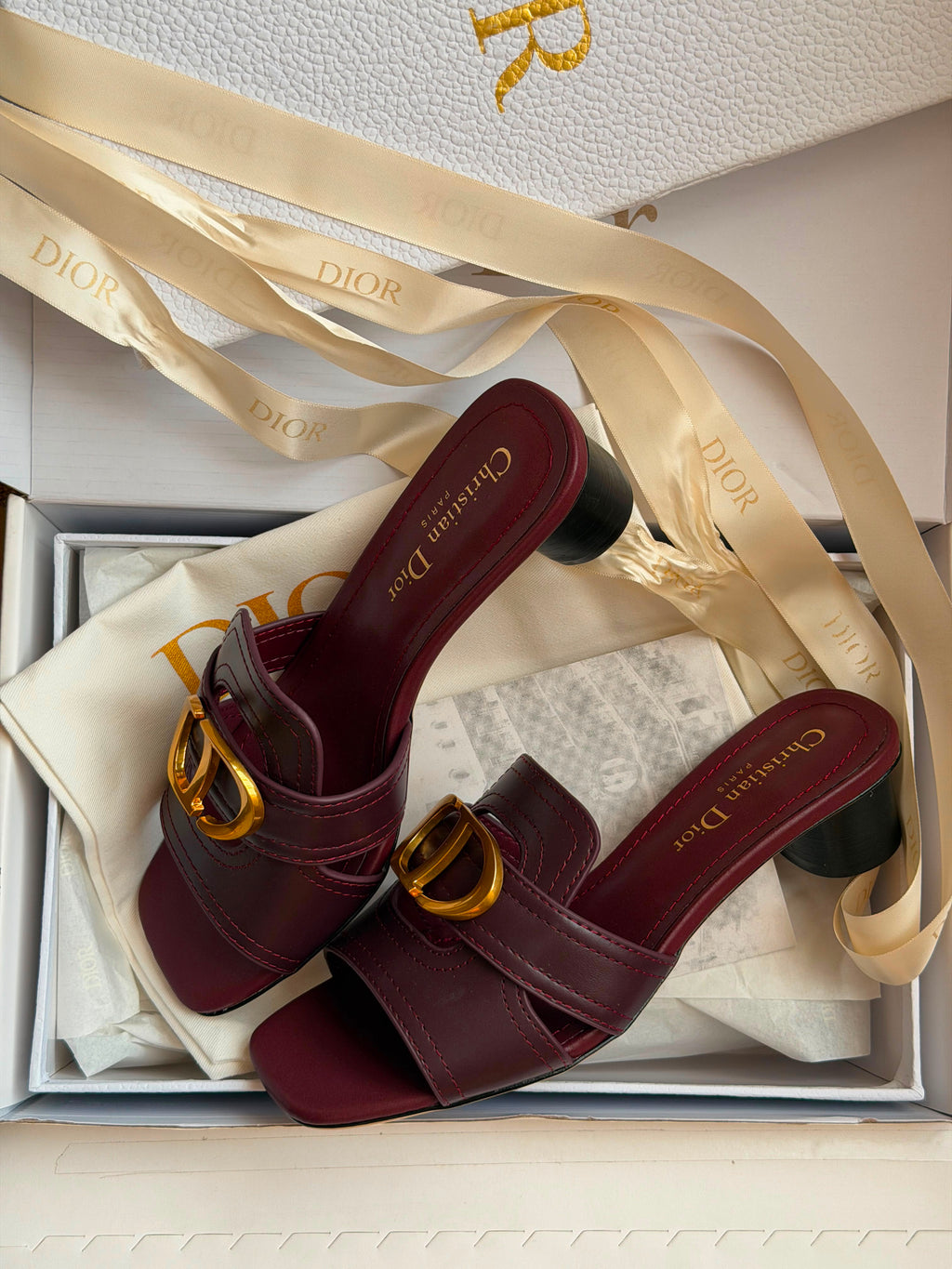 Dior 30 Montaigne Heeled Slide