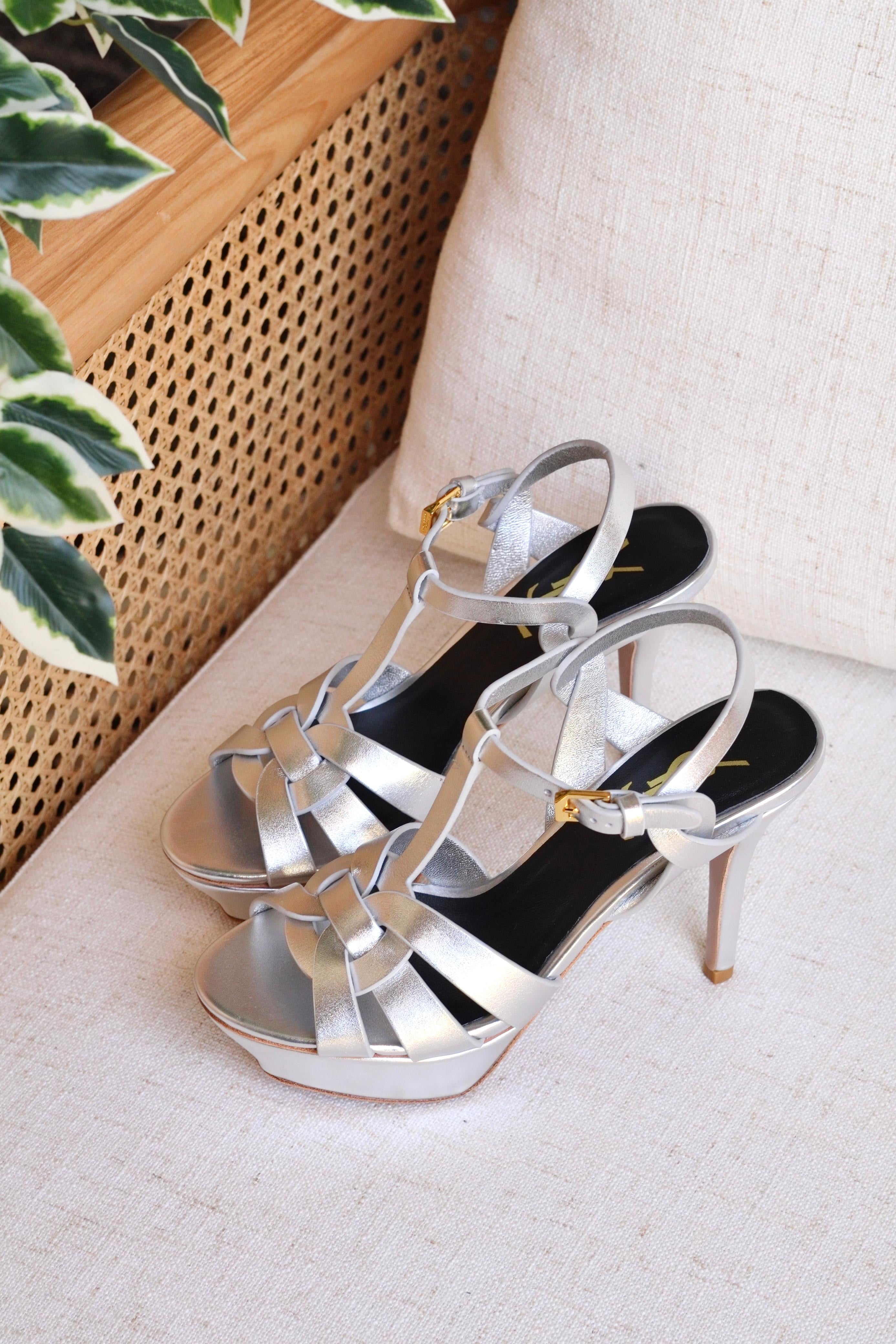 Saint Laurent Tribute platform sandals
