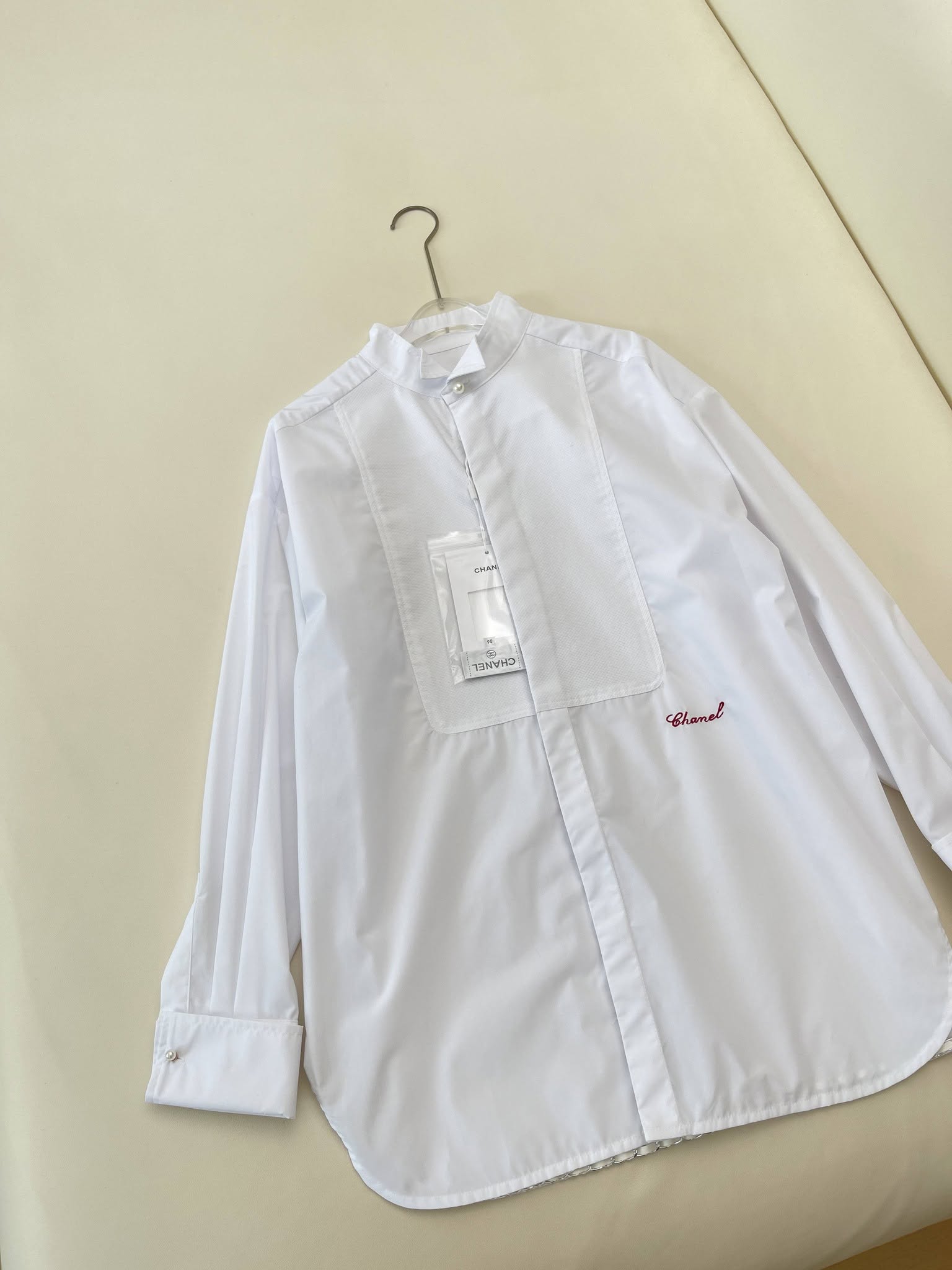 Chanel Long-sleeved shirt - Cotton, white