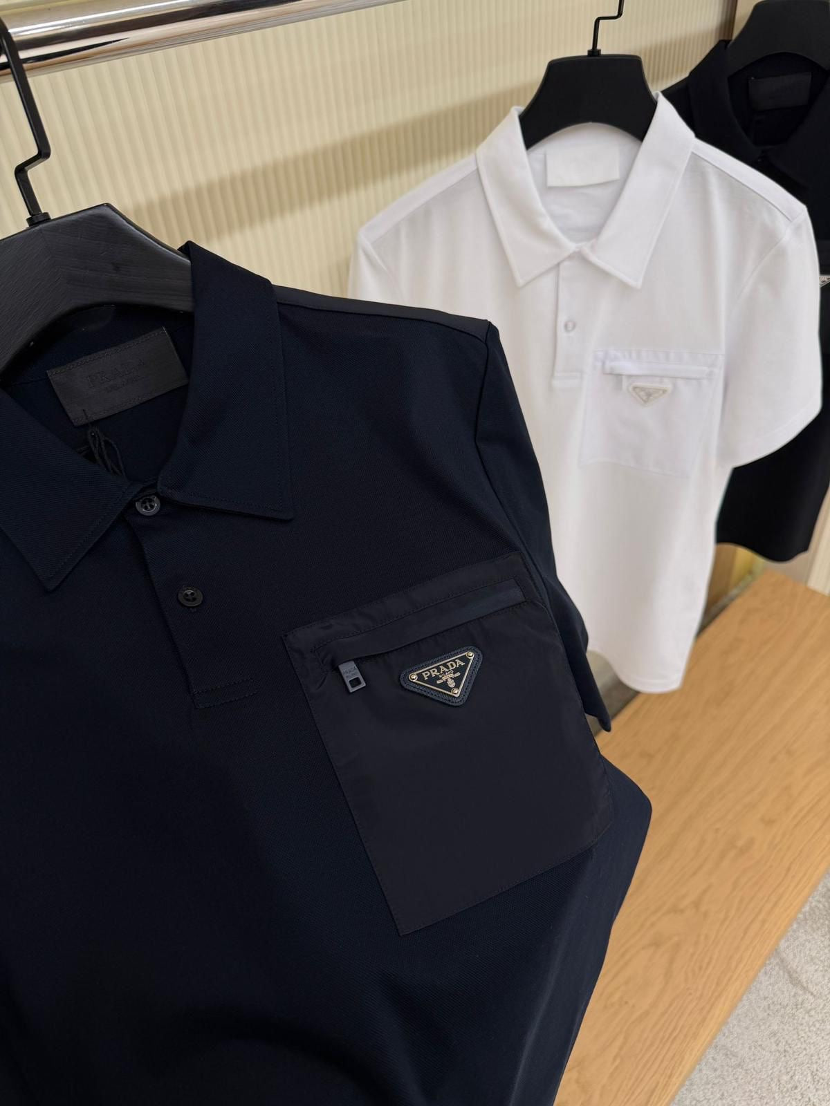 Buy Prada Black Triangle Logo