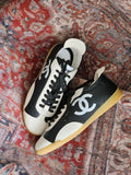 Chanel Sneakers - Calfskin & embossed suede