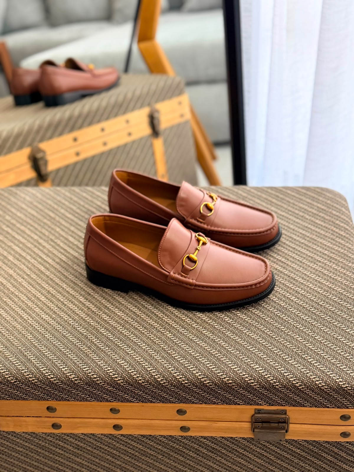 Gucci Horsebit-detailed leather loafers