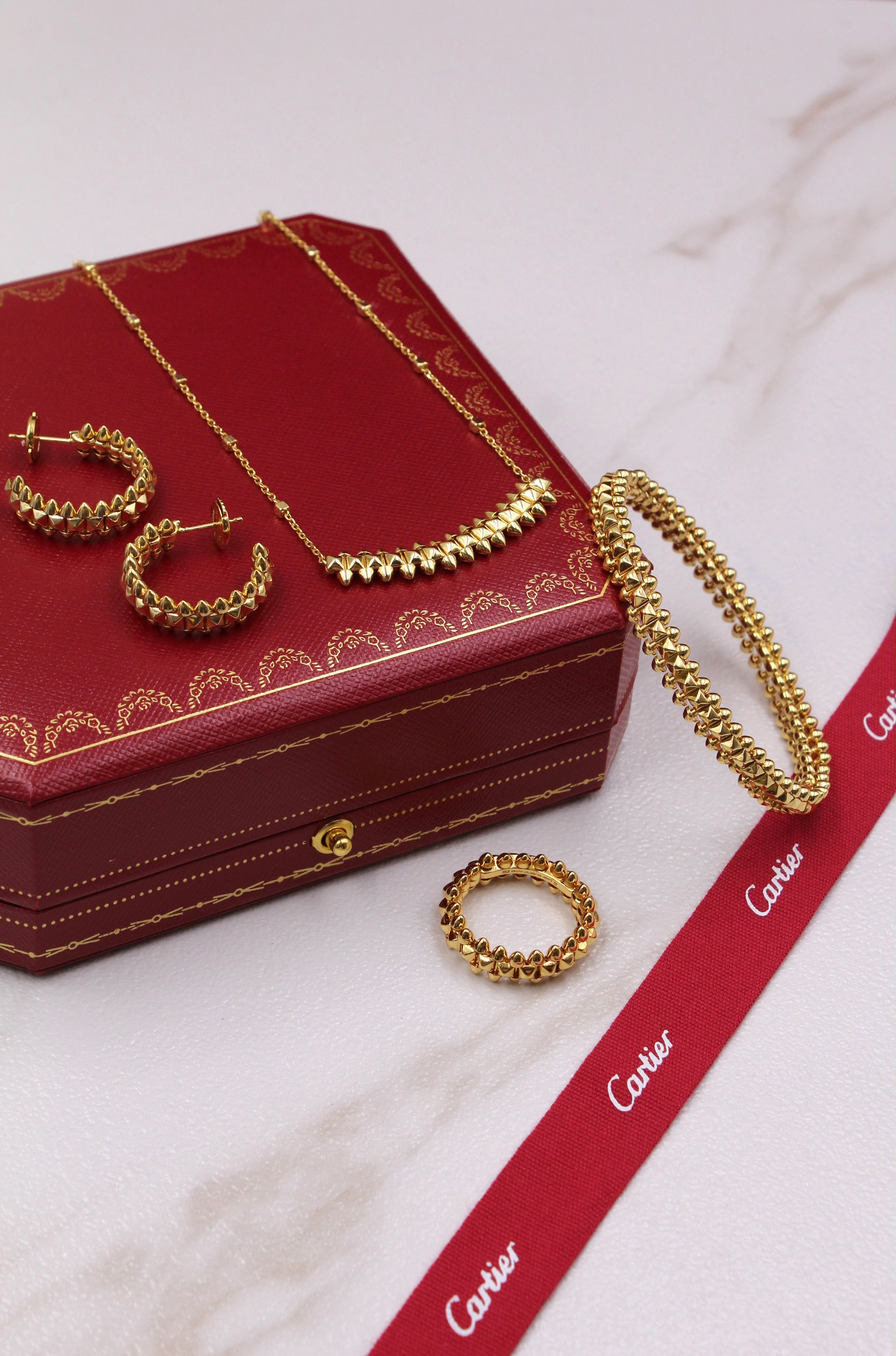 Cartier Clash de Cartier Necklace, earings, Bangle & Ring Full Set