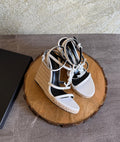 Saint Laurent Cassandra Espadrille Wedge Sandals