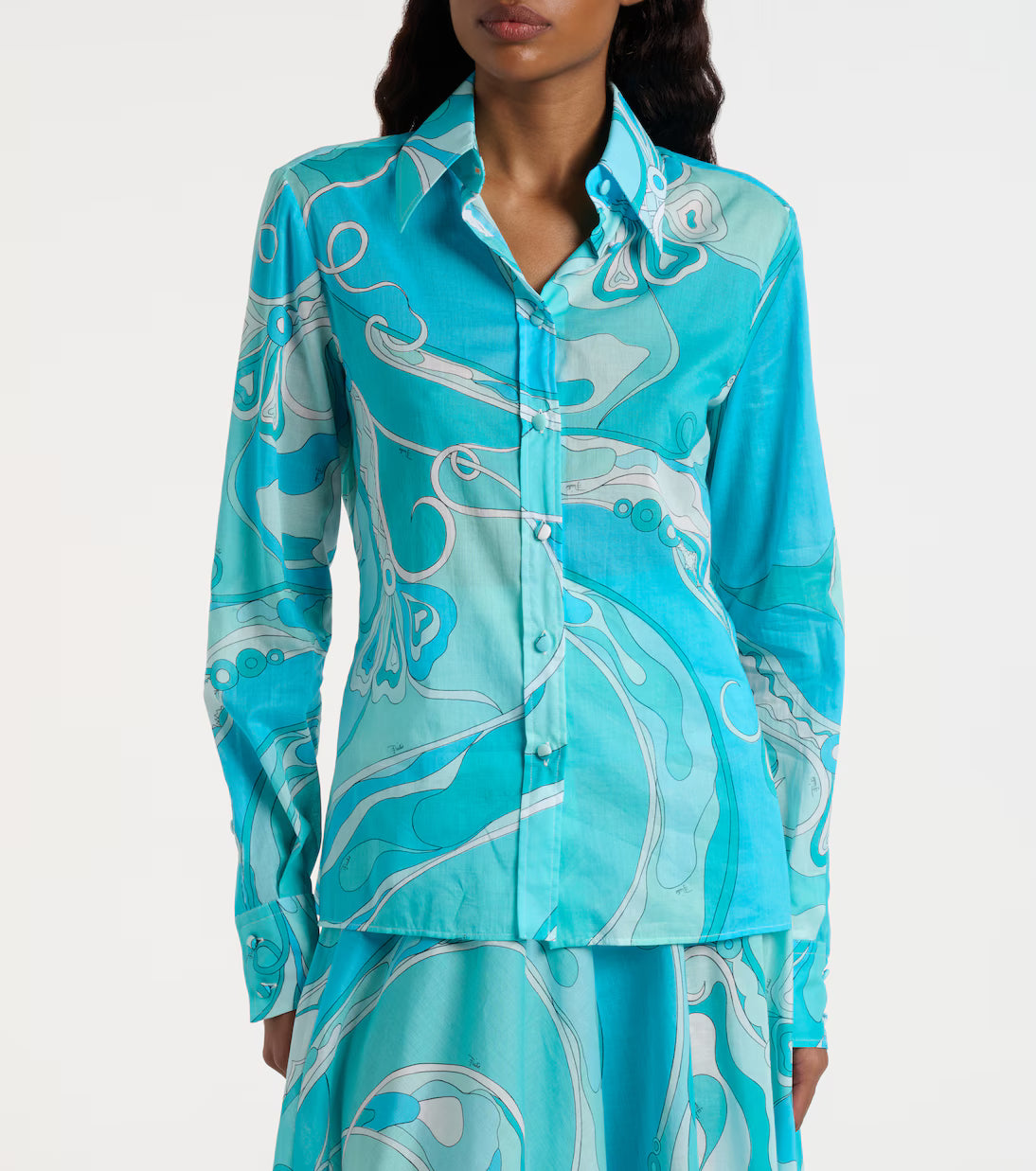 Pucci Orchidee-Print Two-Piece Set