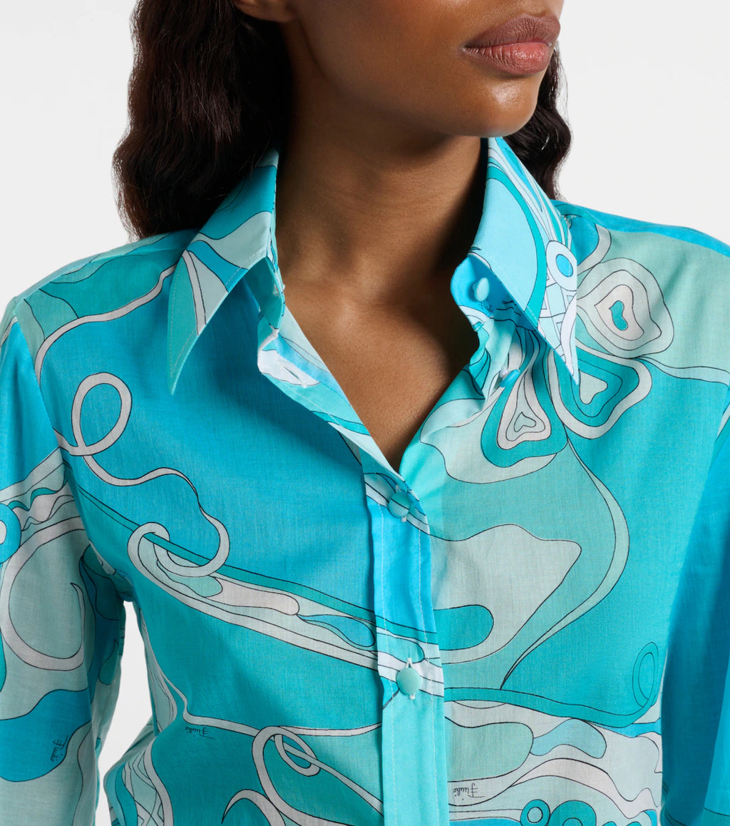 Pucci Orchidee-Print Two-Piece Set