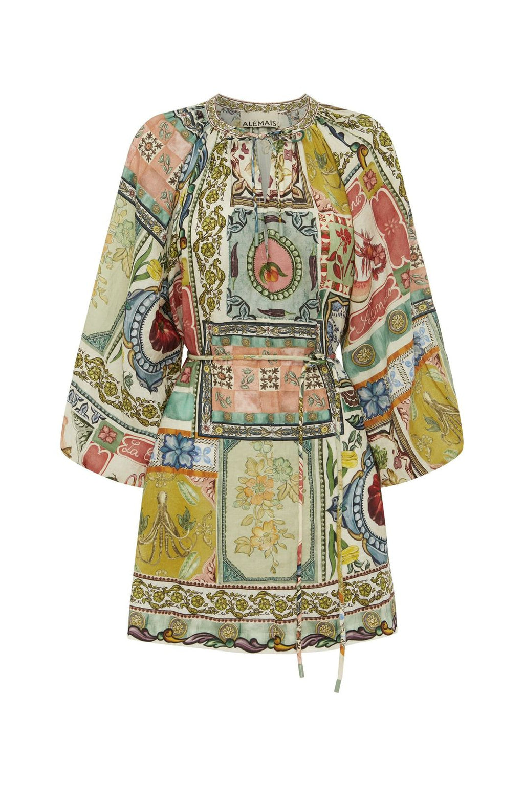ALEMAIS Tommasina Printed Mini Dress