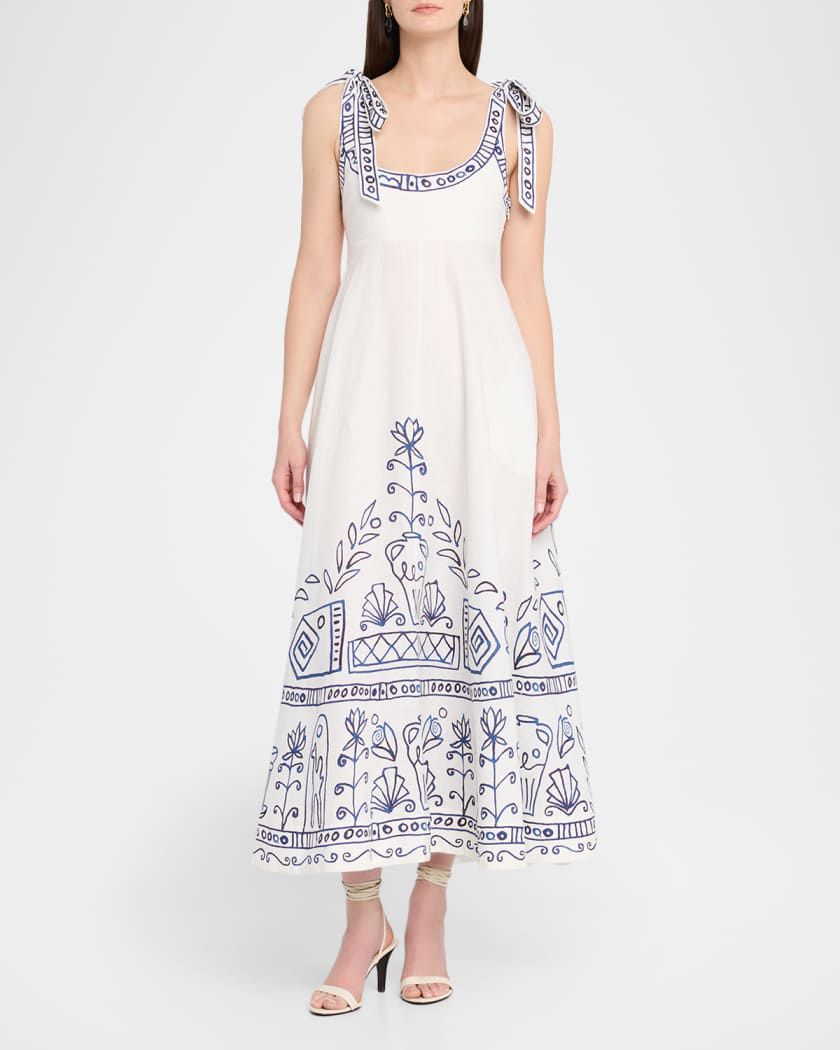 Buy ALEMAIS Neutral Leela Ballet Sundress
