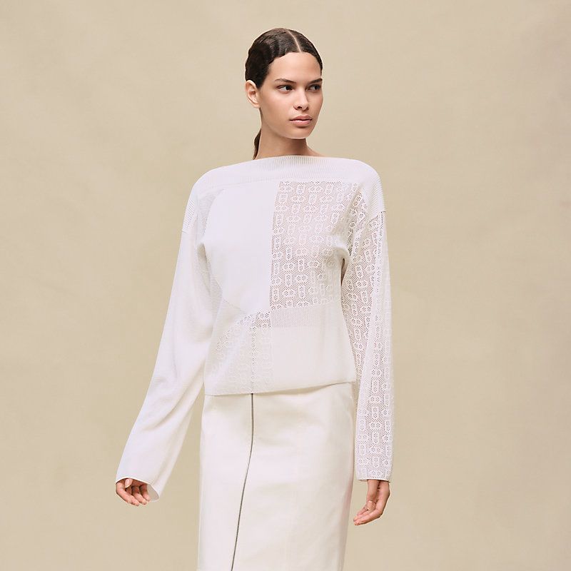 Hermes Chaine d'Ancre" long-sleeve sweater