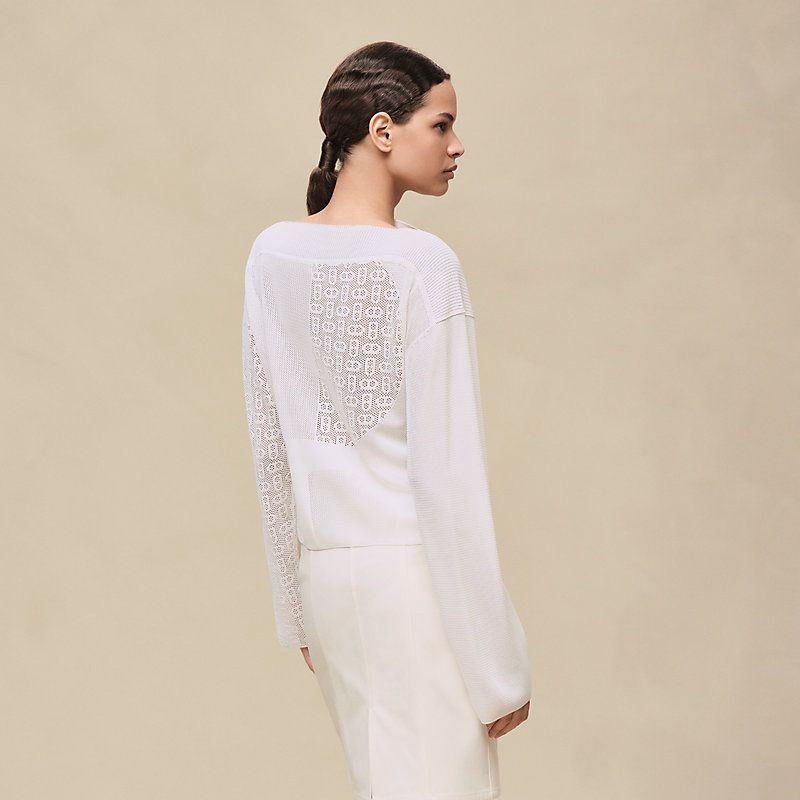 Hermes Chaine d'Ancre" long-sleeve sweater