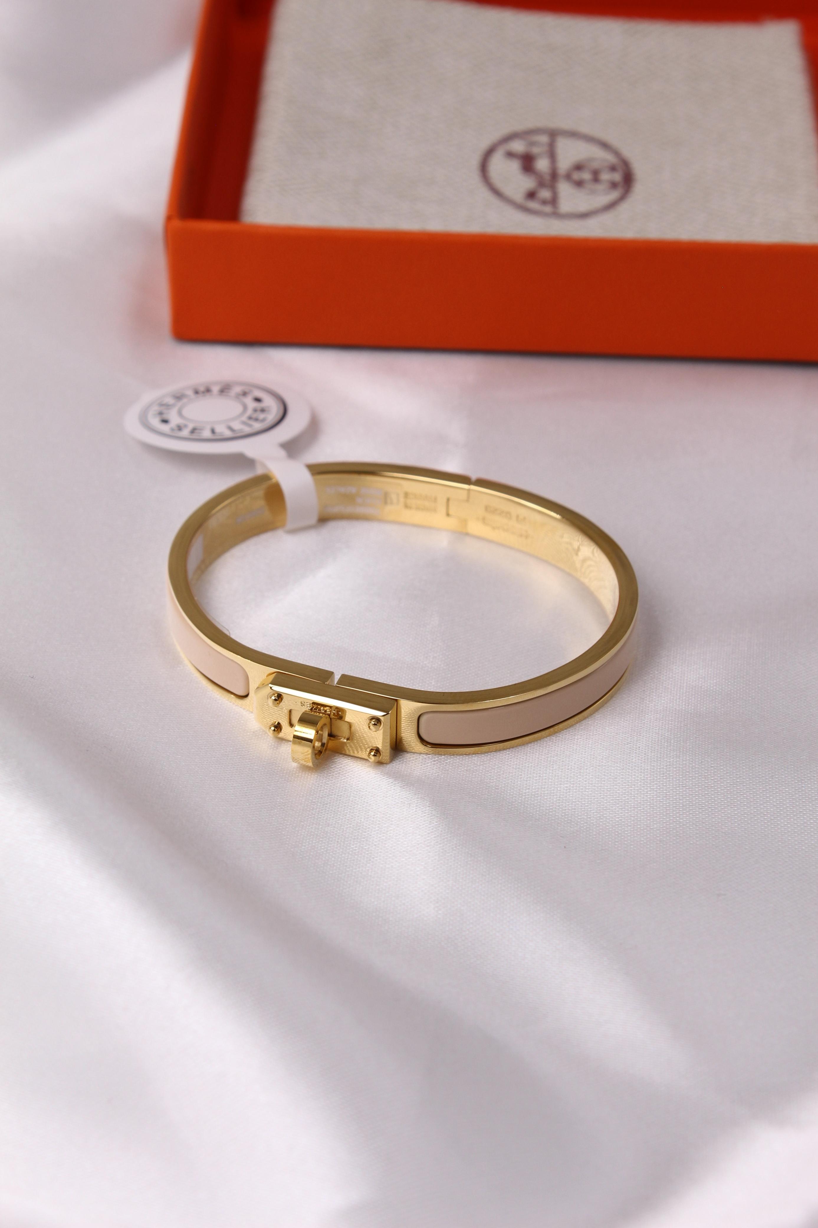 Hermes Brazalete Mini Clic Kelly (17cm)
