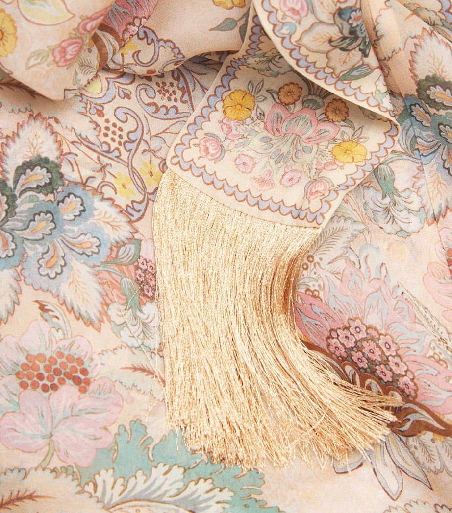 Zimmermann Multi Floral Rebellion Maxi Shirt Dress