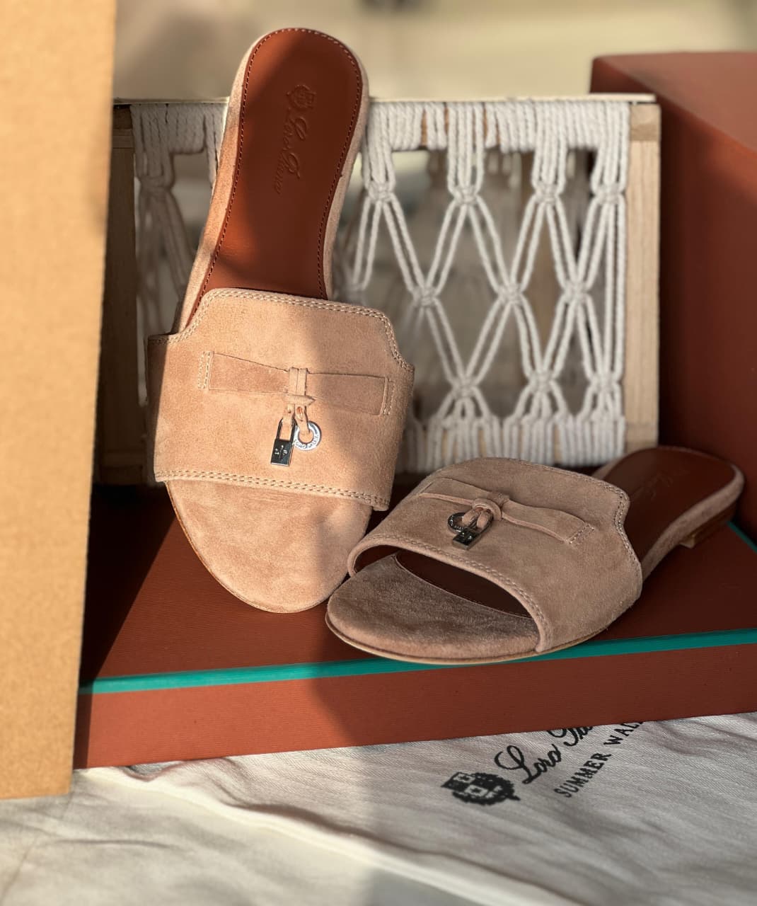 LORO PIANA Summer Charms Sandal