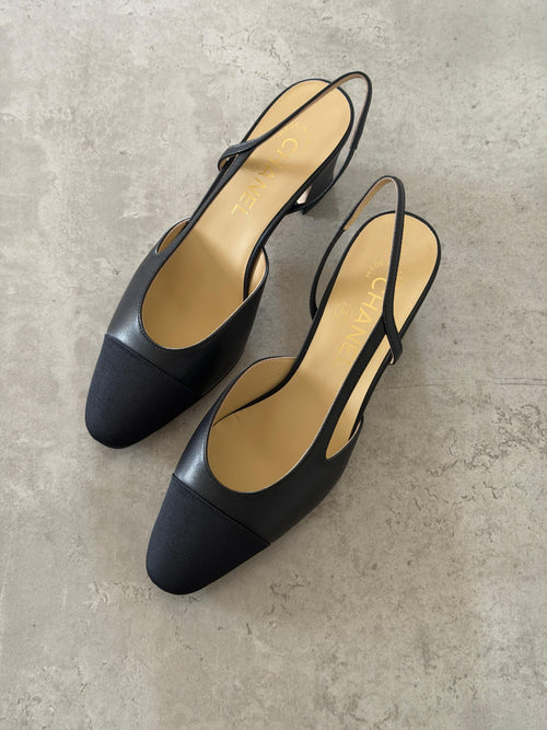 Chanel Heeled Slingbacks