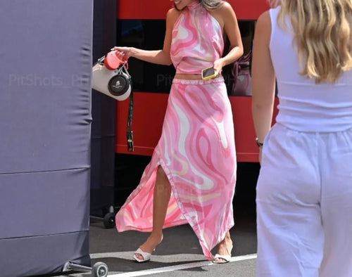 Buy Pucci Pink Printed Maxi set