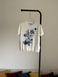 Dior Short-Sleeved Embroidered Sweater