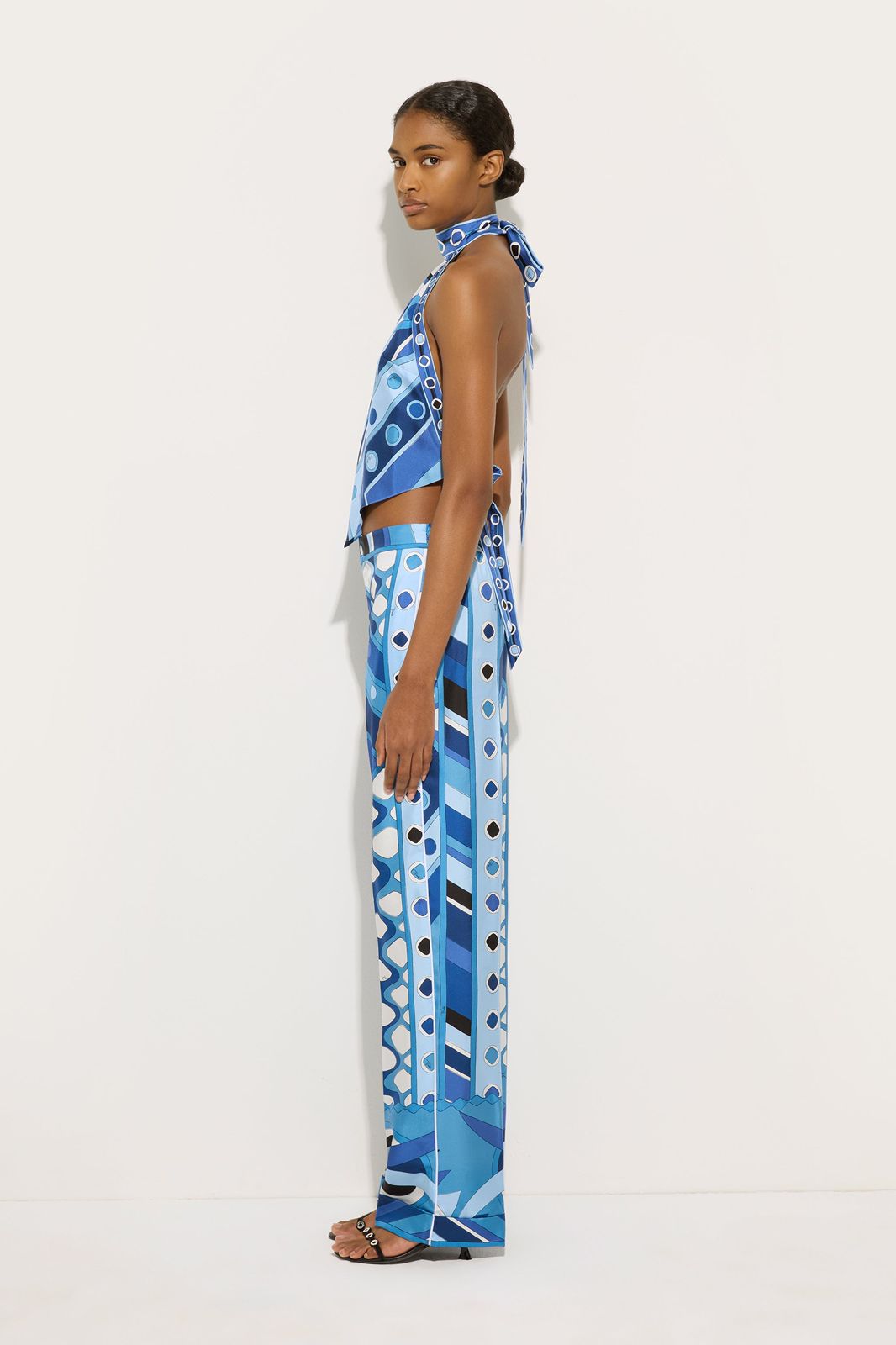 Pucci Blue Vivara-print set