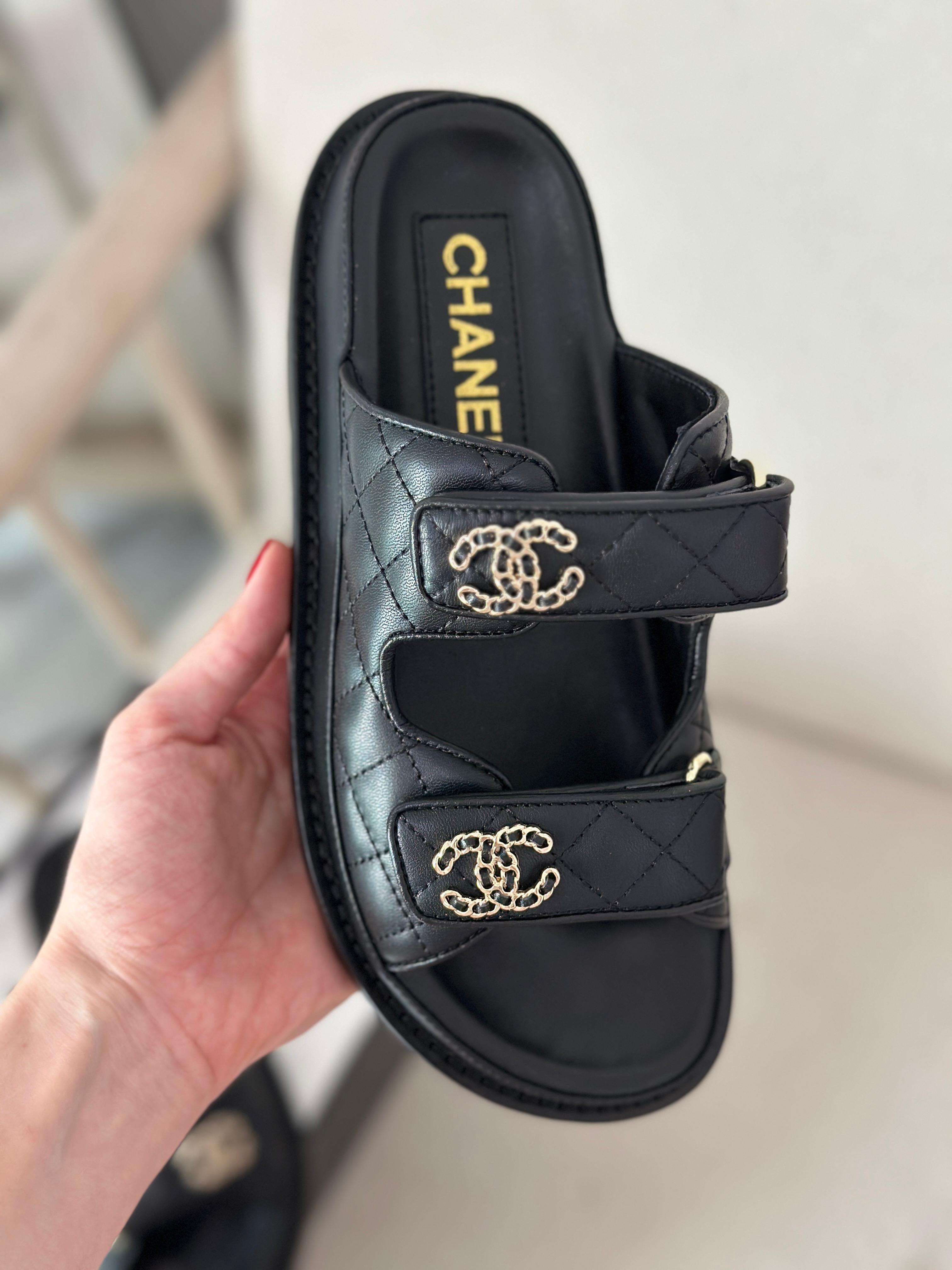 Chanel Lambskin sandals