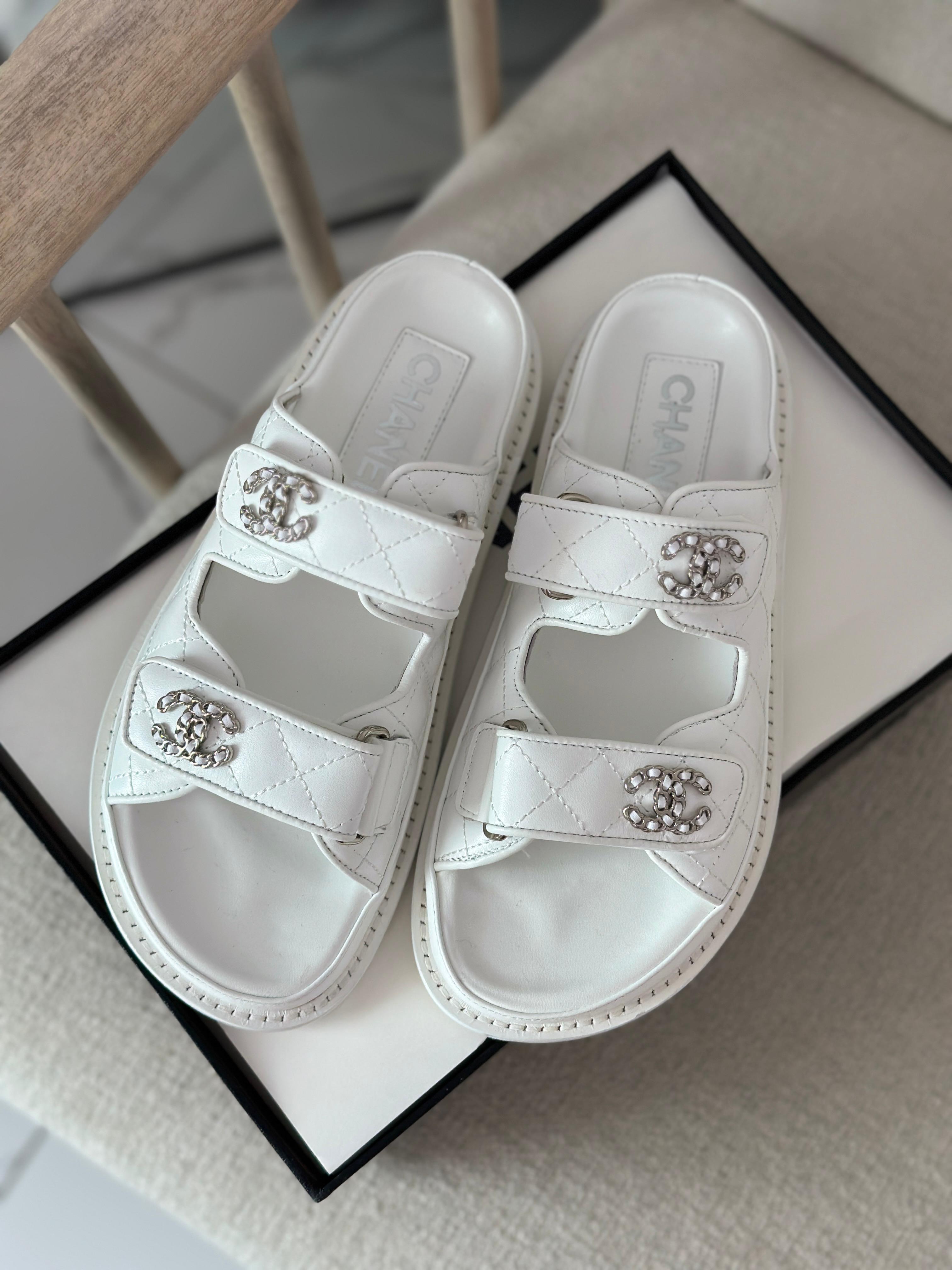 Chanel Lambskin sandals