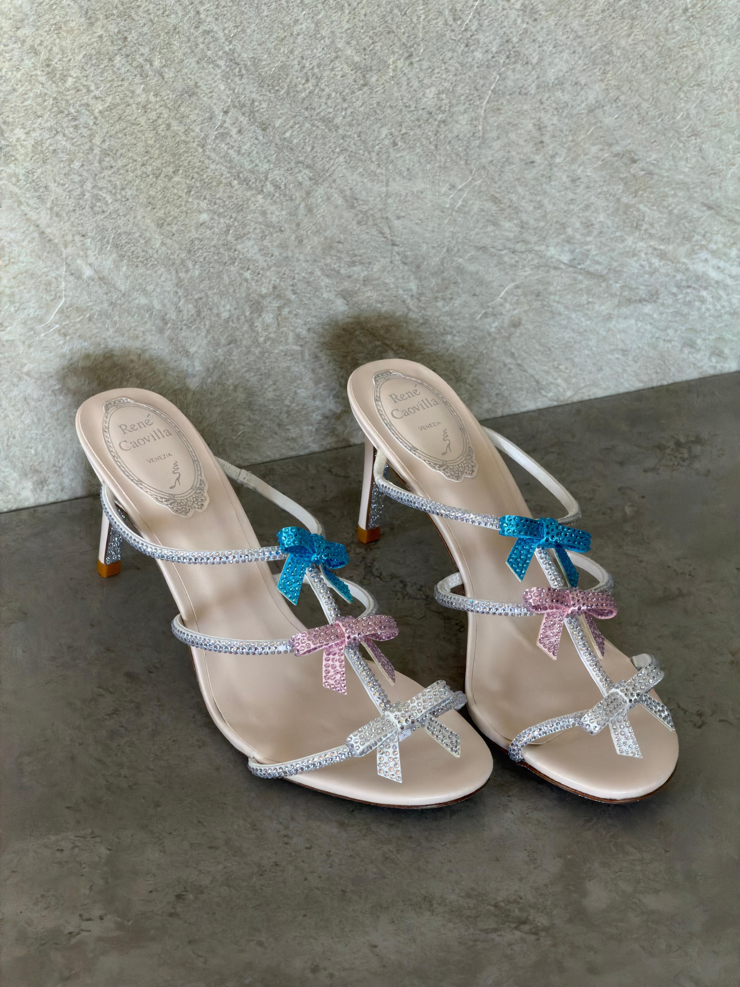 René Caovilla 105mm Caterina Sandals