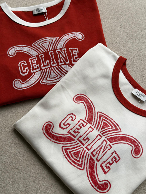 Celine 70'S T-SHIRT IN COTTON JERSEY