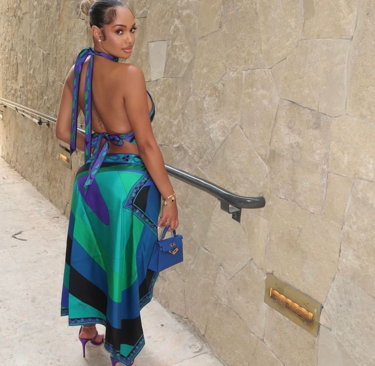 PUCCI Pesci-Print Silk set