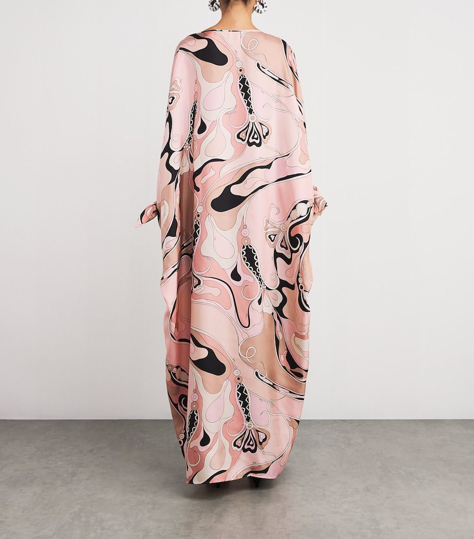 Pucci Multicolour Vivara Printed Kaftan in Silk