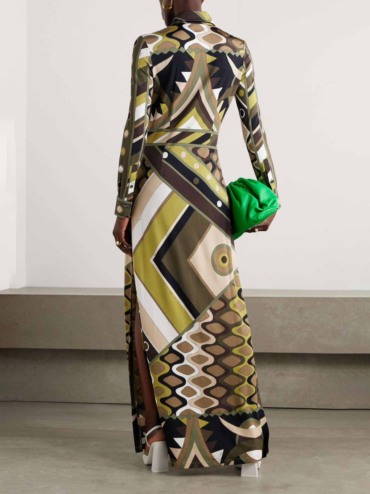 Pucci Multicolour Vivara Printed Kaftan in Silk