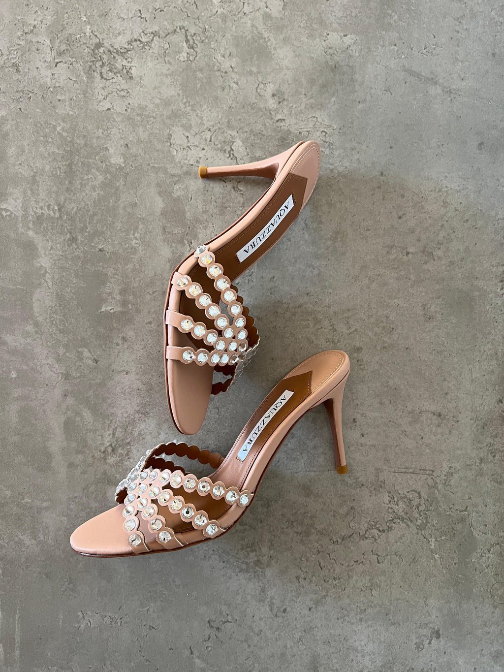 Aquazzura Embellished Tequila Mules 75