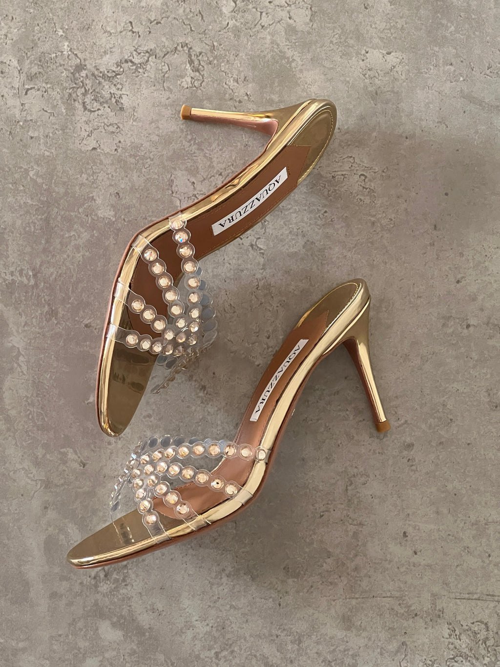 Aquazzura Embellished Tequila Mules 75