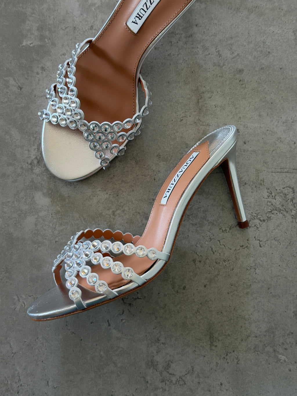 Aquazzura Embellished Tequila Mules 75
