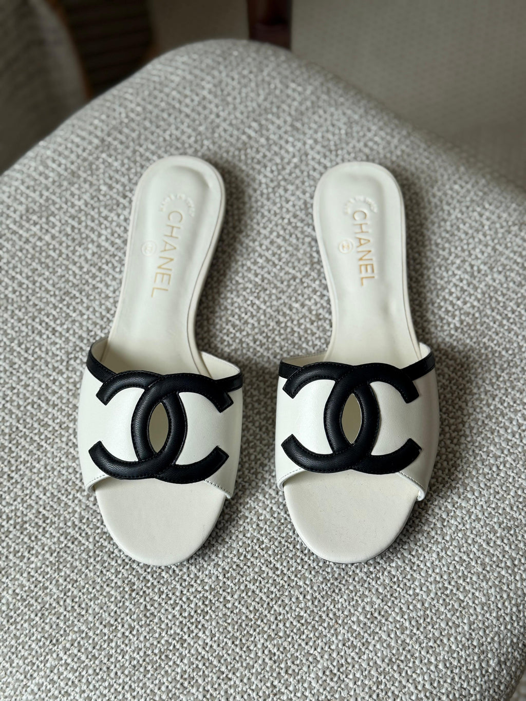 Chanel Lambskin Sandals