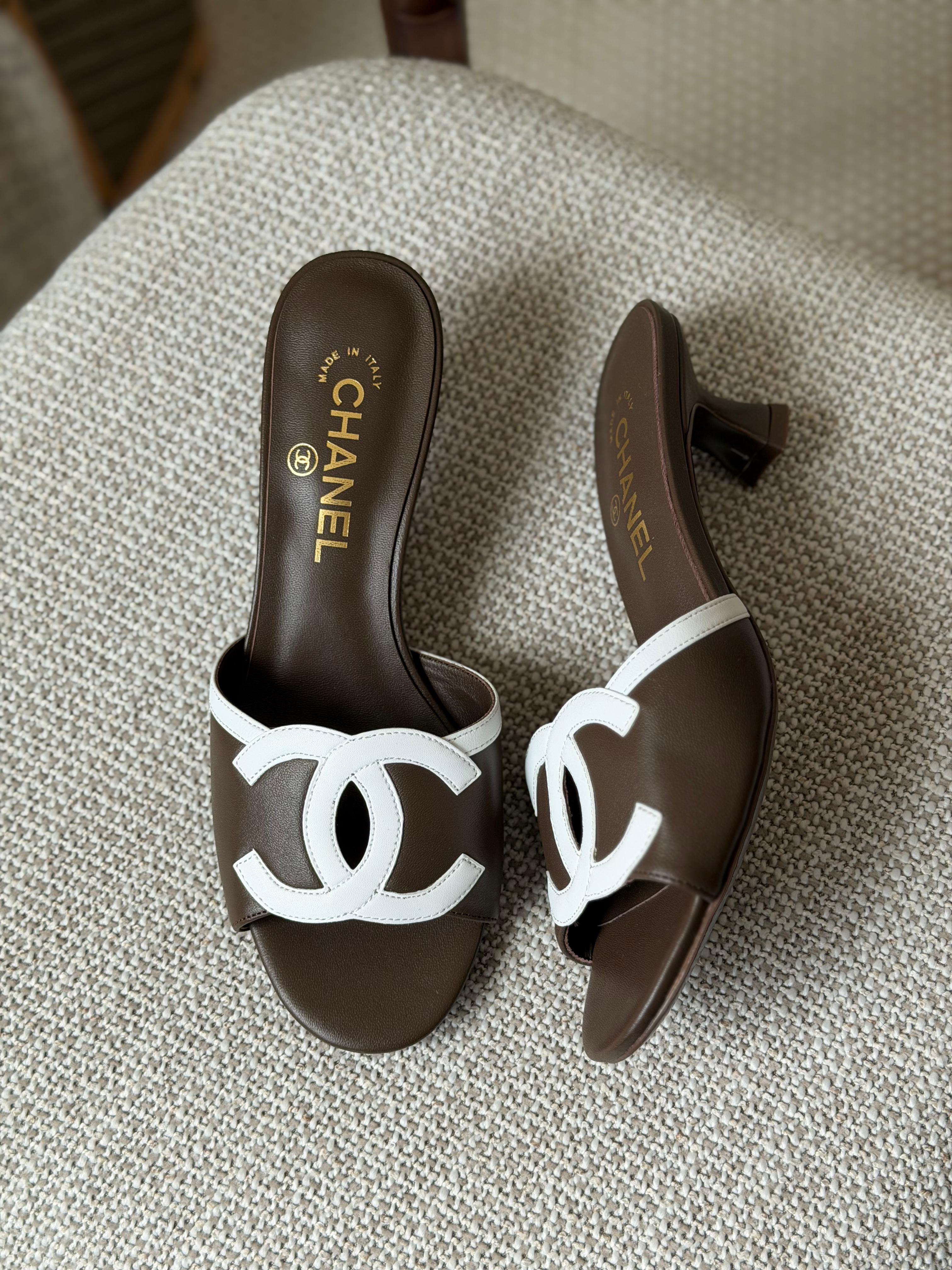 Chanel Lambskin Sandals
