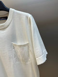 Louis Vuitton White Logo Cotton T-Shirt