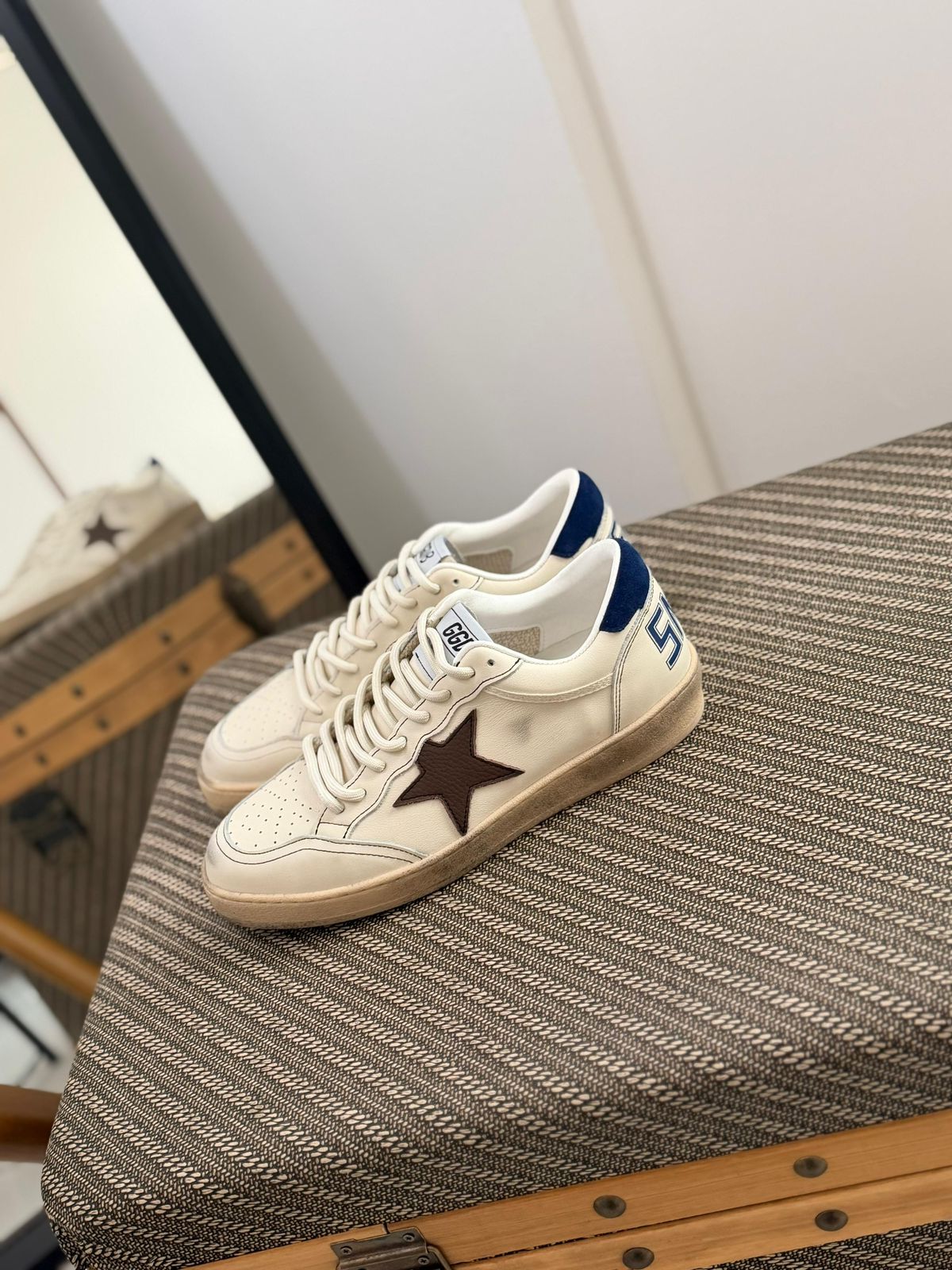 Golden Goose Leather Ball Star Sneakers