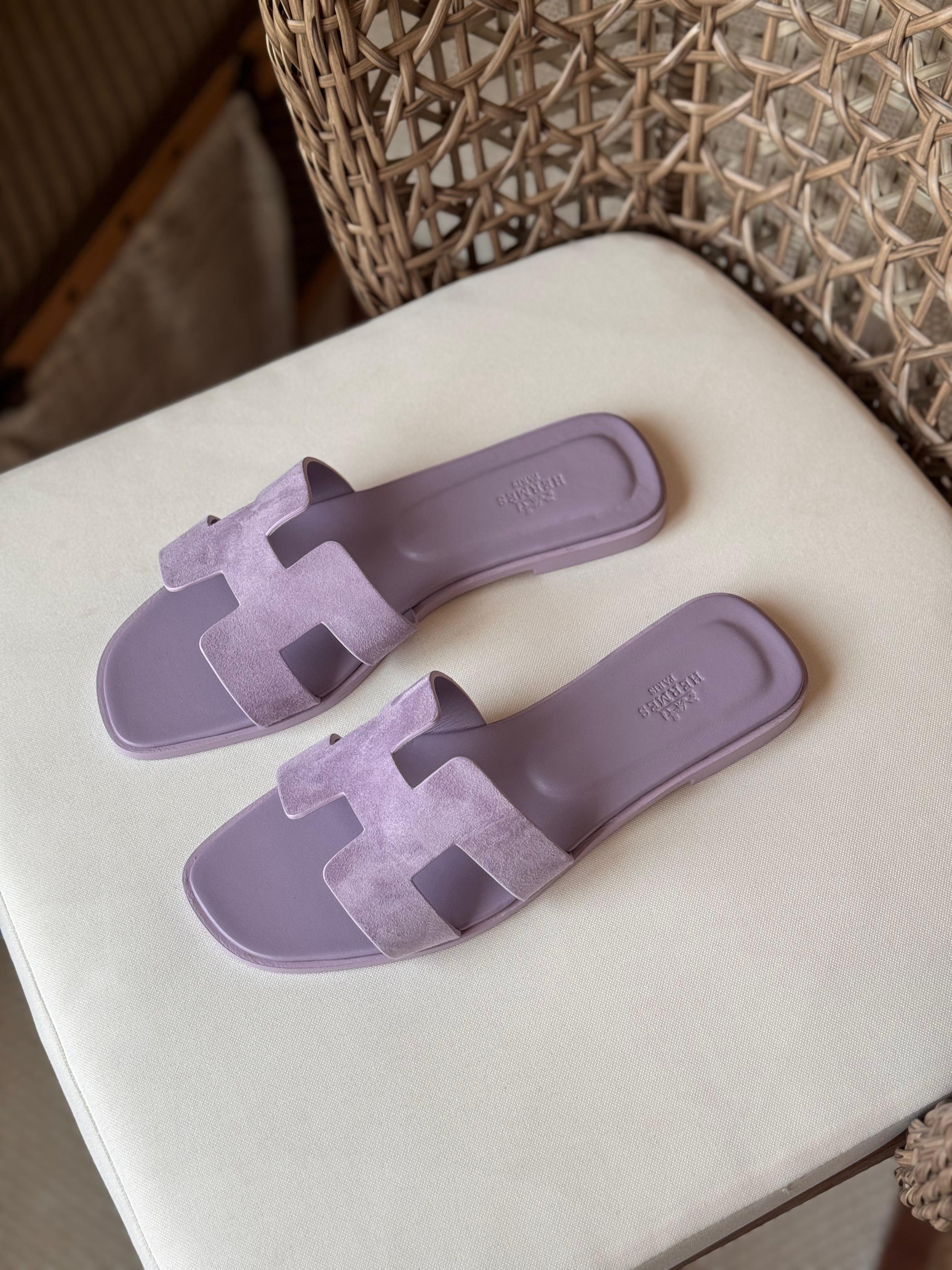 Hermes Oran Sandal Goatskin
