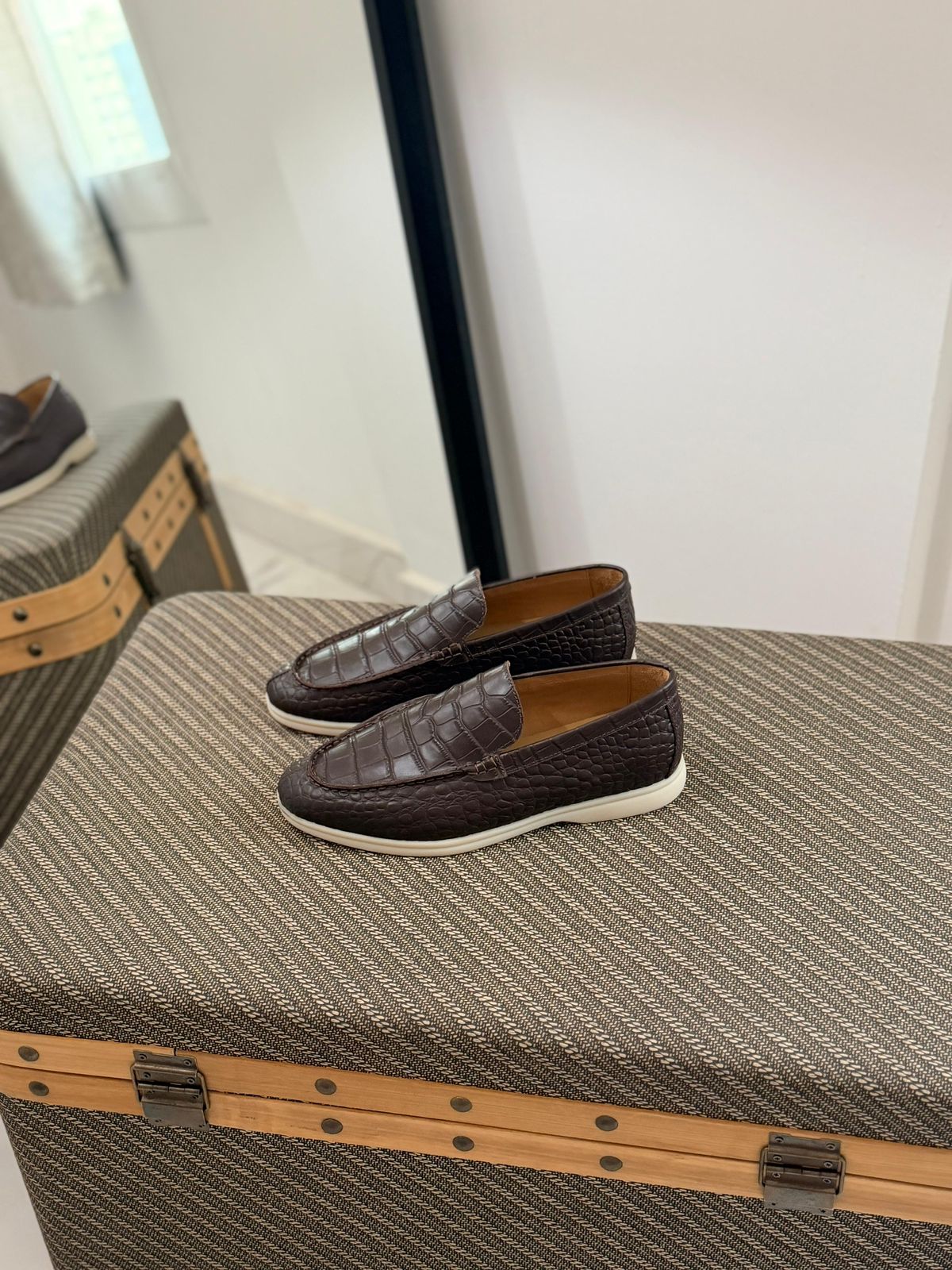 Loro Piana Crocodile Loafer