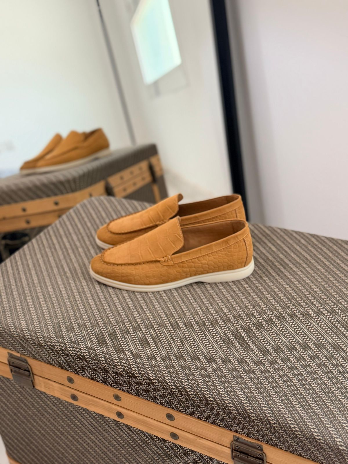 Loro Piana Crocodile Loafer