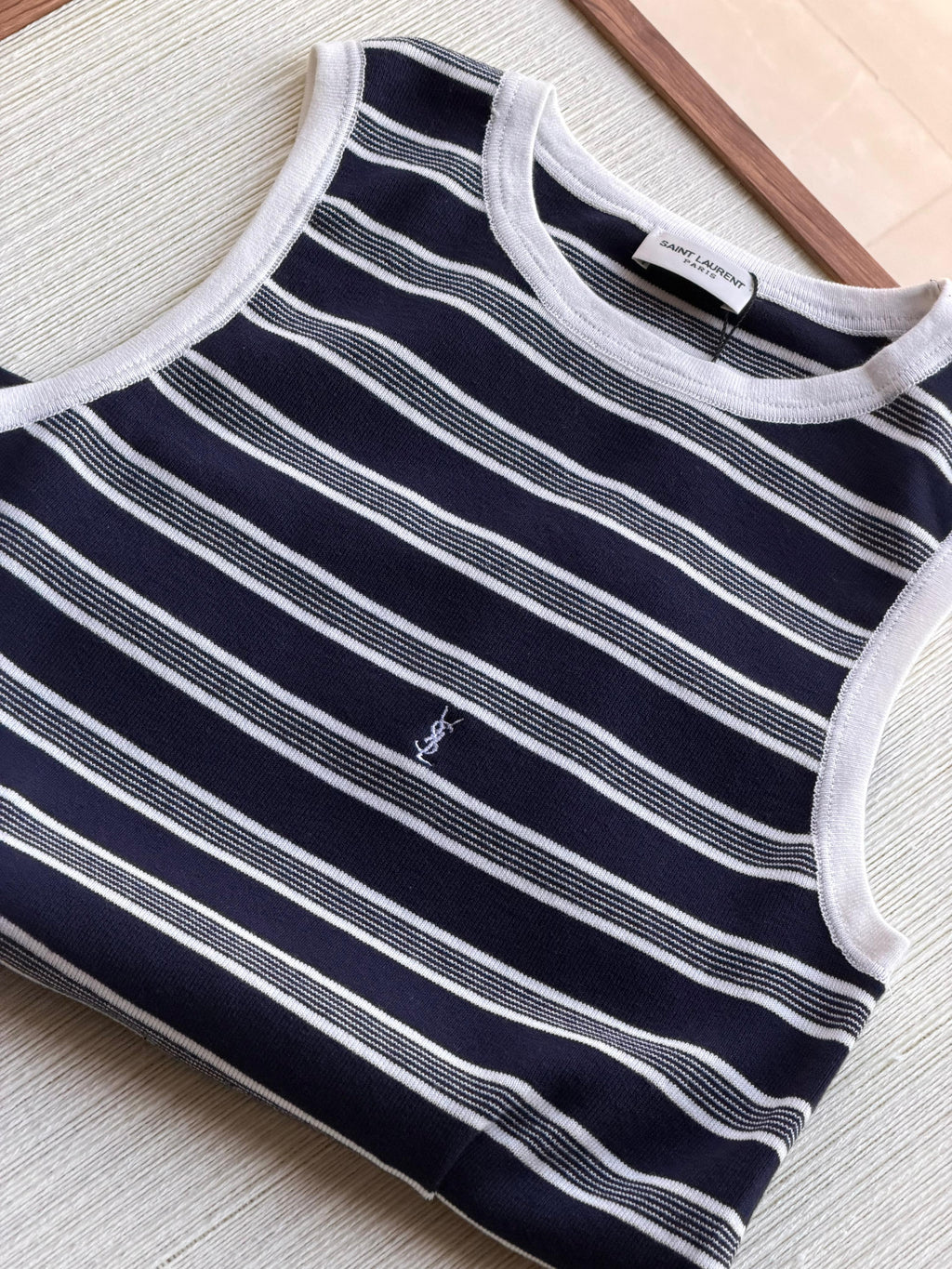 Saint Laurent Striped Tank Top