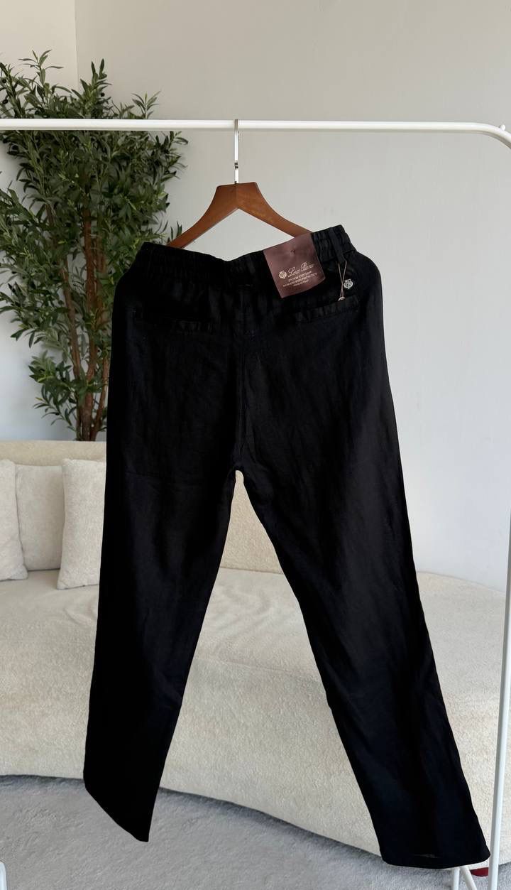 Loro Piana Cotton & Linen Tapered Trousers