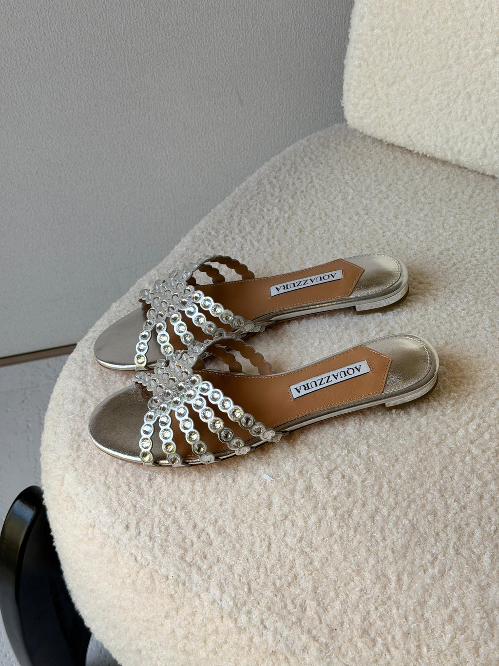 Aquazzura Tequila Crystal Sandals