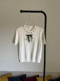 Valentino Garavani Embroidery pearl-embellished Top