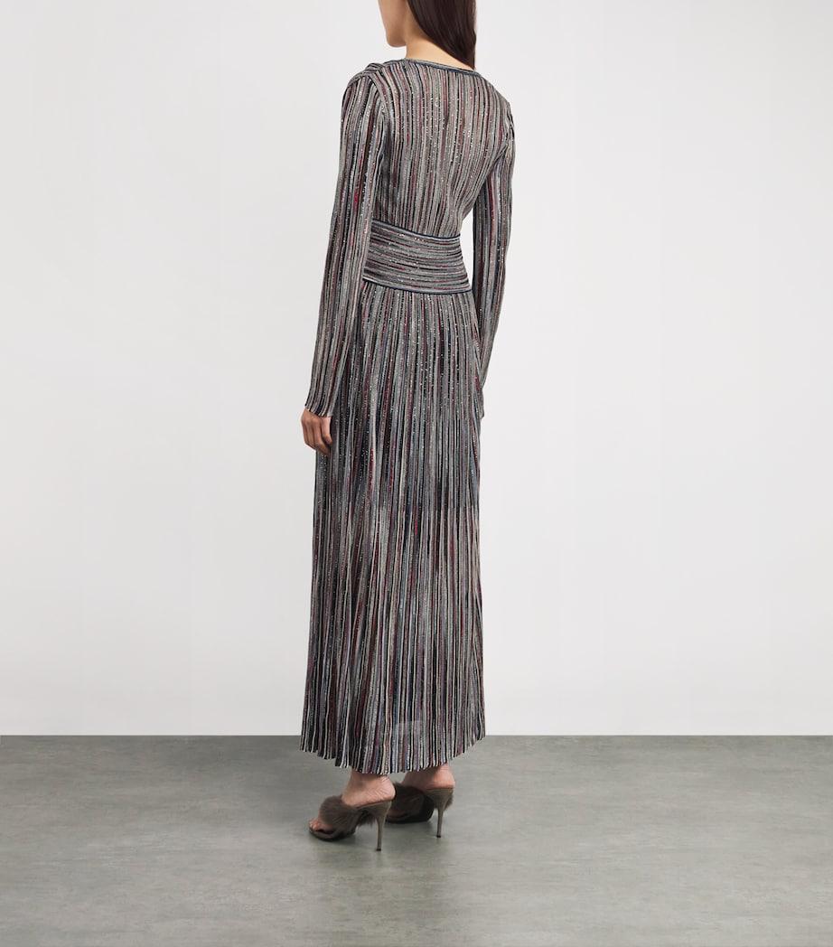Missoni Multi Lurex Embellished Stripe Maxi Dress