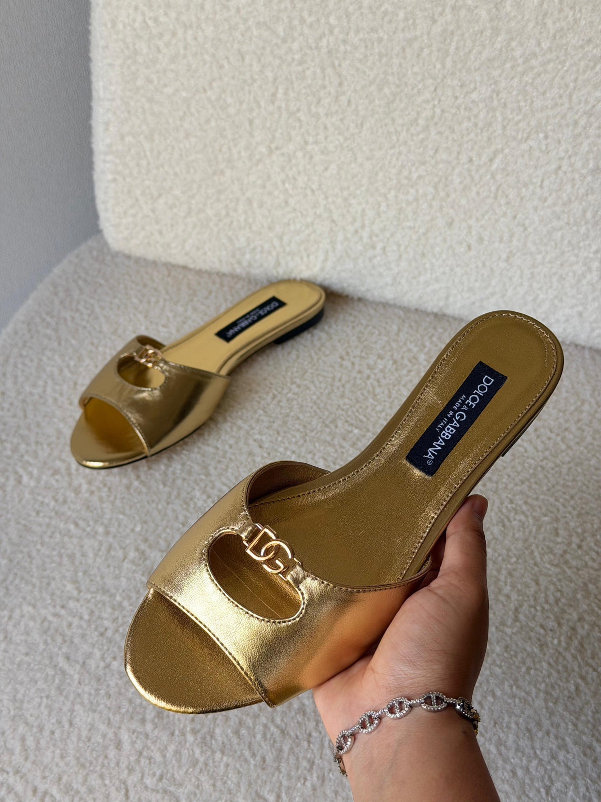 Dolce&Gabbana Lollo slide sandals
