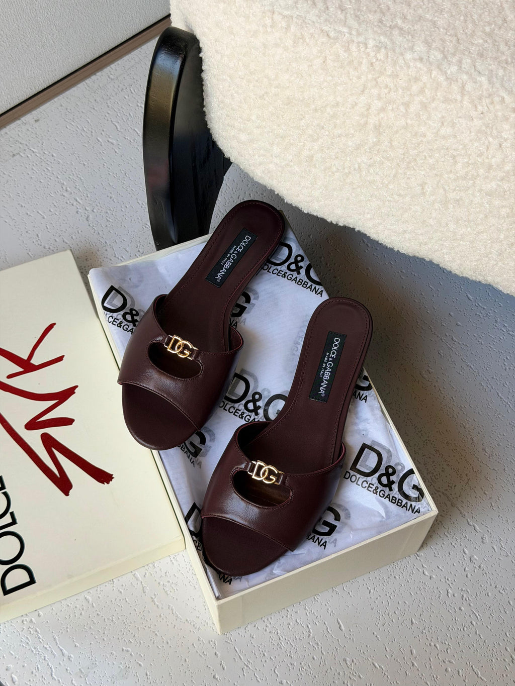 Dolce&Gabbana Lollo slide sandals