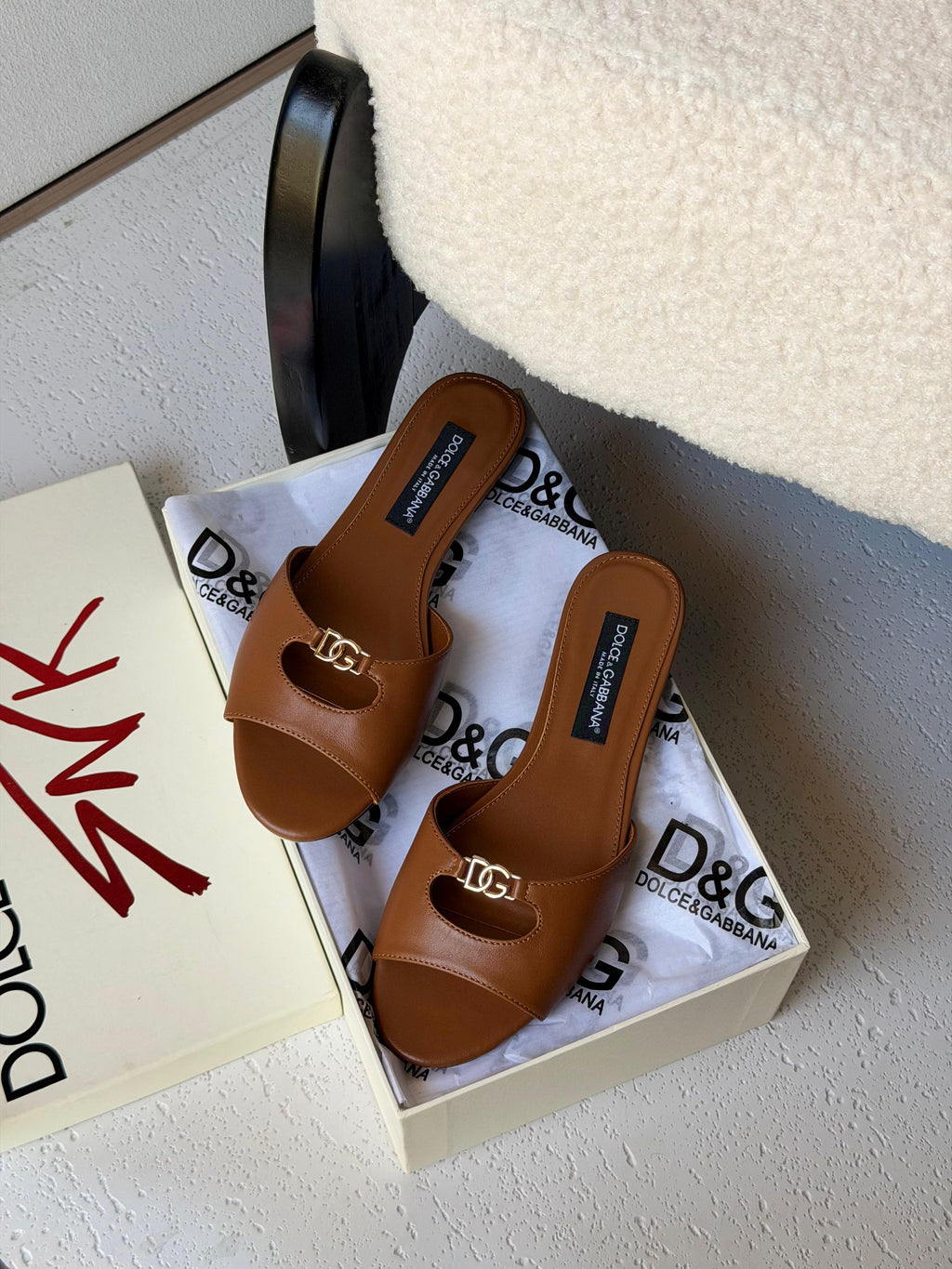 Dolce&Gabbana Lollo slide sandals